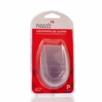 Par Meia Silicone Dk Anti Rachadura Calcanhar Hidratante Protetor Ortopédica Bege - Imagem 2