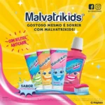 Gel Dental Malvatrikids F-Infantil Anticárie Tutti-Frutti com 70g - Image 2