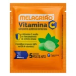 Pastilha Melagrião Sabor Menta 5 unidades