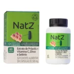 Extrato de Própolis + Vitamina C e Minerais Natz 60 Cápsulas