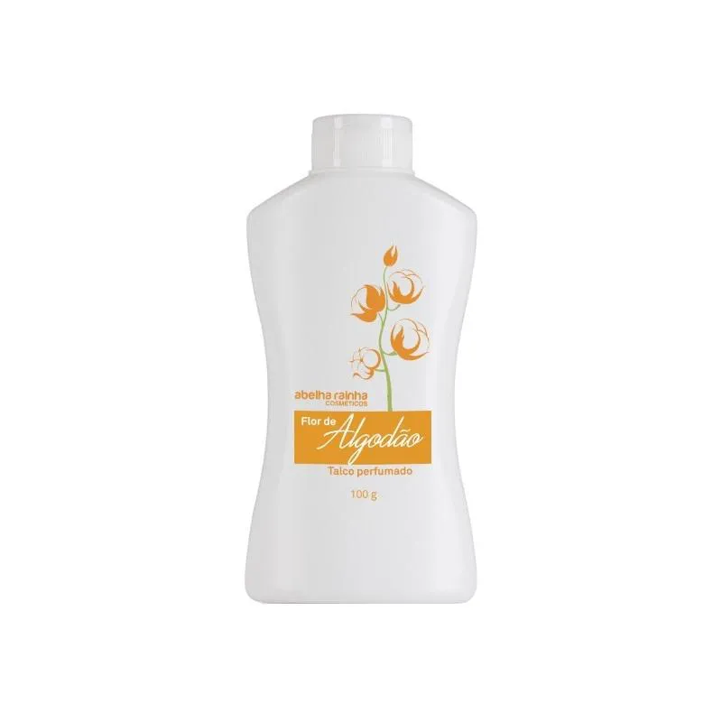 Talco Perfumado Abelha Rainha Flor de Algodão Adulto 100g Talco Perfumado Abelha Rainha Flor de Algodão Adulto 100g - Image 1