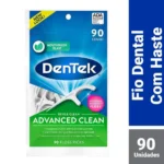 Fio Dental com Haste DenTek Floss Picks Triple Clean Advanced 90un