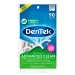 Fio Dental com Haste DenTek Floss Picks Triple Clean Advanced 90un - Imagem 2