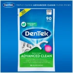 Fio Dental com Haste DenTek Floss Picks Triple Clean Advanced 90un - Imagem 4