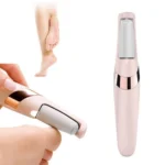 Removedor de Calos Portátil Lixa Elétrica Esfoliador Para os Pés Recarregável Carregamento Usb Rosa - Imagem 2