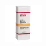 Lixa Polidora para Unhas Kiss Bloco Branca