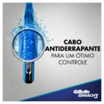 Aparelho de Barbear Gillette Mach3 Acqua Grip + 1 cartucho - Image 4