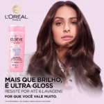 Shampoo Elseve Glycolic Gloss Extra Gloss Limpeza Profunda Acidificação Capilar e Brilho Intenso 400ml - Image 2