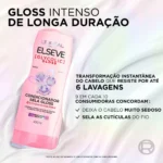 Condicionador Elseve Glycolic Gloss Sela Gloss com Ácido Glicólico Selagem e Brilho com Ácido Glicólico 200ml - Imagem 2