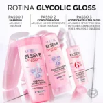 Condicionador Elseve Glycolic Gloss Sela Gloss com Ácido Glicólico Selagem e Brilho com Ácido Glicólico 200ml - Imagem 4