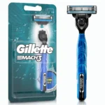 Aparelho de Barbear Gillette Mach3 Acqua Grip + 1 cartucho
