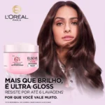 Máscara de Cabelo Tratamento Antiporosidade Elseve Glycolic Gloss Máscara Acidificante e Brilho Intenso 300g - Image 4
