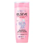 Shampoo Elseve Glycolic Gloss Extra Gloss Limpeza Profunda Acidificação Capilar e Brilho Intenso 400ml