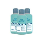 Kit Removedor Esmalte Minná com Acetona 100ml (3 Unidades)