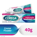 Kit Creme Fixador de Dentadura Ultra Corega Tripla Ação Sem Sabor 40g + Creme Dental Parodontax Flúor Extra Fresh 90g - Image 2