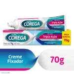 Kit Corega Creme Fixador Ultra Tripla Ação Sem sabor 70g + Tabs Limpeza 3 Minutos 6 Pastilhas - Image 2