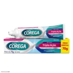 Kit Corega Creme Fixador Ultra Tripla Ação Sem sabor 70g + Tabs Limpeza 3 Minutos 6 Pastilhas - Image 3
