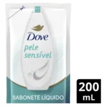 Refil Sabonete Líquido Dove Pele Sensível com Glicerina 200ml