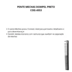 Pente Mechas Dompel Preto Cod.4553 - Image 2