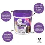 Gelatina Ativadora de Cachos Salon Line Sos Cachos Super Óleos 400g - Image 2
