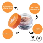 Ecoglitter Multifuncional Vult Colors Prata Paête 1g - Image 2