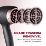 Secador de Cabelos Mondial Black Rose Sc-37 127v 110v - Image 4