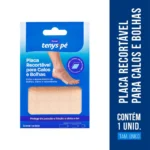 Placa Recortável para Calos e Bolhas Tenys Pé com 1 Unidade - Image 2