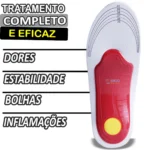 Palmilha Ortopédica Tratamento Pé Chato Fascite Plantar Esporão Original 1par 35a40 - Imagem 2