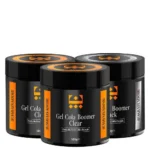 Kit 02 Gel Cola Boomer Clear + 01 Gel Boomer Black Embaixador 500g