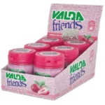 Valda Friends Pastilha de Mentol Sabor Morango sem Açúcar Caixa com 6 Potes de 50g - Imagem 2