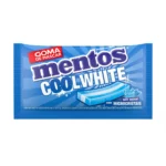 Goma de Mascar Mentos Cool White Fresh Mint Sem Açúcar 8,5g