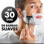 Aparelho de Barbear Descartável Gillette Prestobarba 3 Carvão Ativado 4 unidades - Image 4