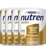 Complemento Alimentar Nutren Senior Sem Sabor 740G 4 Unidades