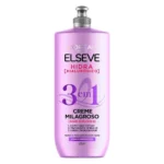 Creme Milagroso Elseve 3 em 1 Hidra Hialurônico Hidratação, Nutrição e Reparação 500ml