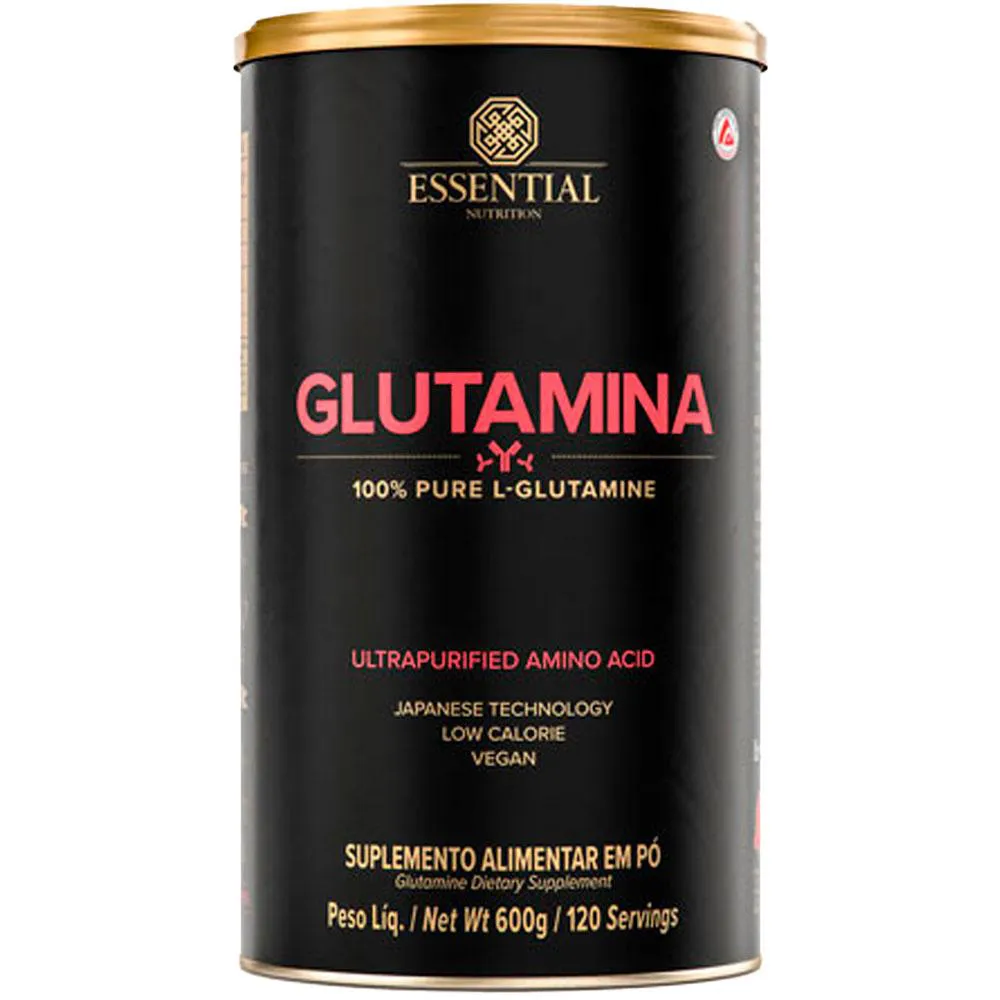 Glutamina 100% Pura – Lata 600g – Essential Nutrition Glutamina 100% Pura – Lata 600g – Essential Nutrition - Imagem 1
