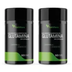 Kit 2x L-glutamina 600mg 60 cápsulas Tuttiflora