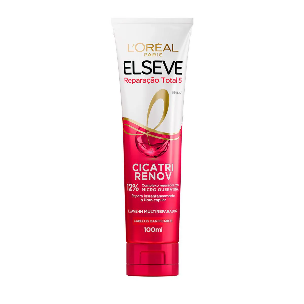 Leave-in Elseve Cicatri Renov Reparação Sem Enxágue 100ml Leave-in Elseve Cicatri Renov Reparação Sem Enxágue 100ml - Imagem 1