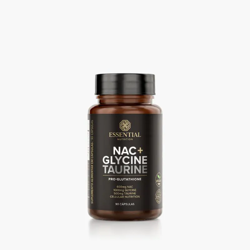 Nac Glycine Taurine Essential Nutrition 90caps Nac Glycine Taurine Essential Nutrition 90caps - Image 1
