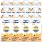 Nutrição Enteral E Oral Nutren 2.0 Baunilha 200Ml 12 Unidades