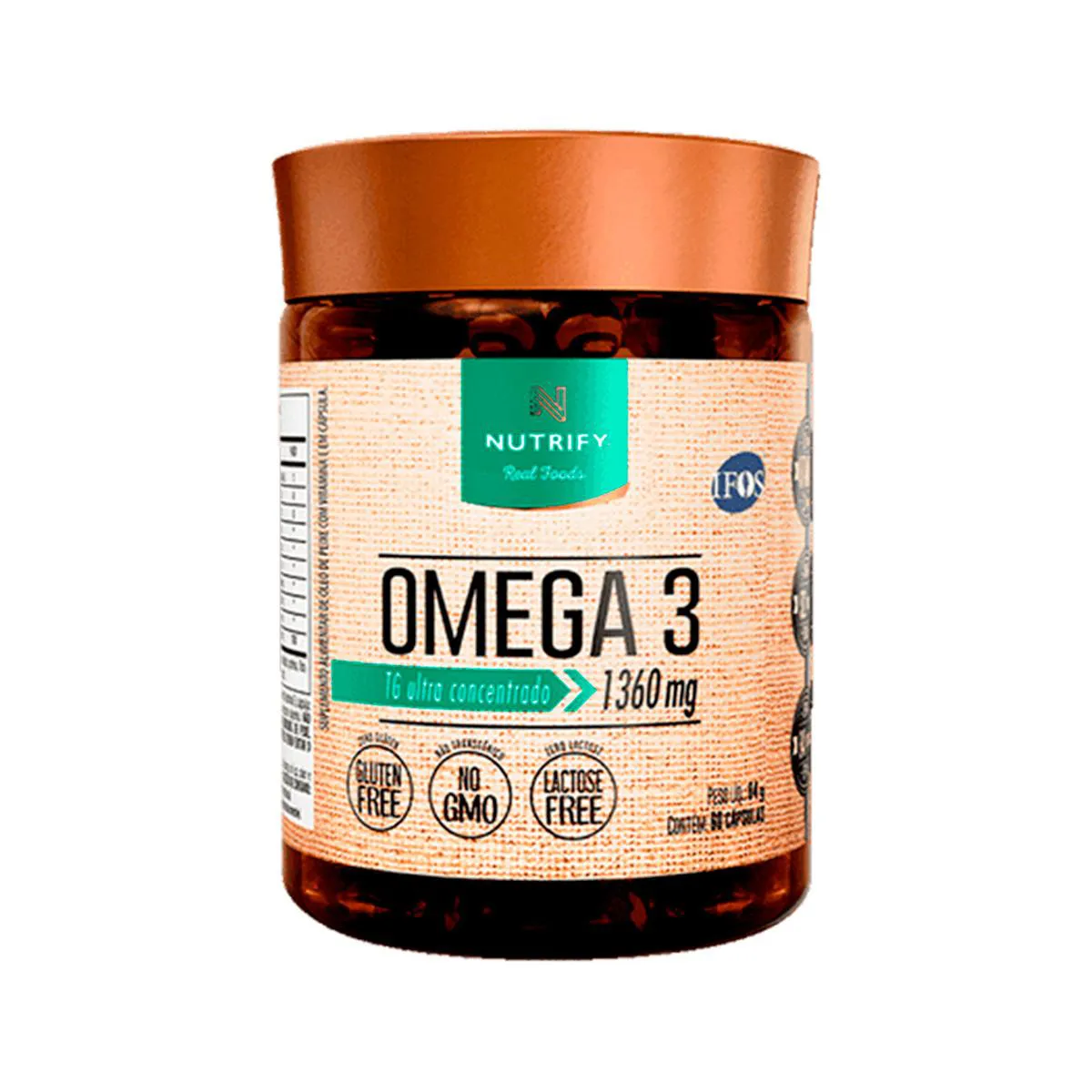 Ômega 3 Nutrify 60 cápsulas Ômega 3 Nutrify 60 cápsulas - Image 1