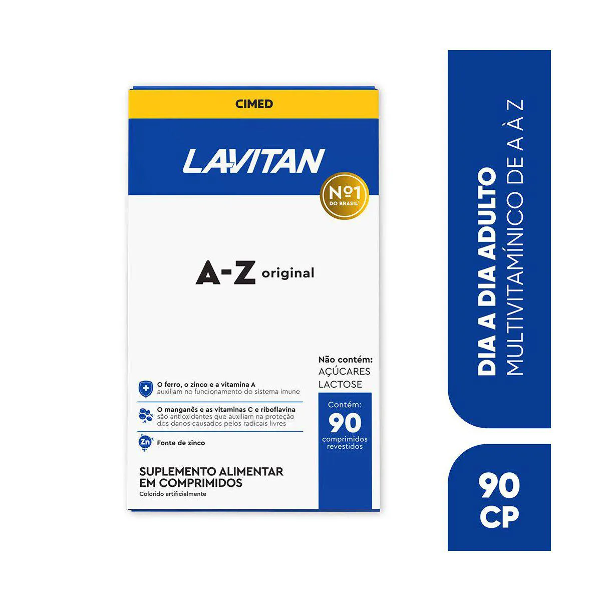 Polivitamínico Lavitan A-Z Original 90 comprimidos Polivitamínico Lavitan A-Z Original 90 comprimidos - Image 1
