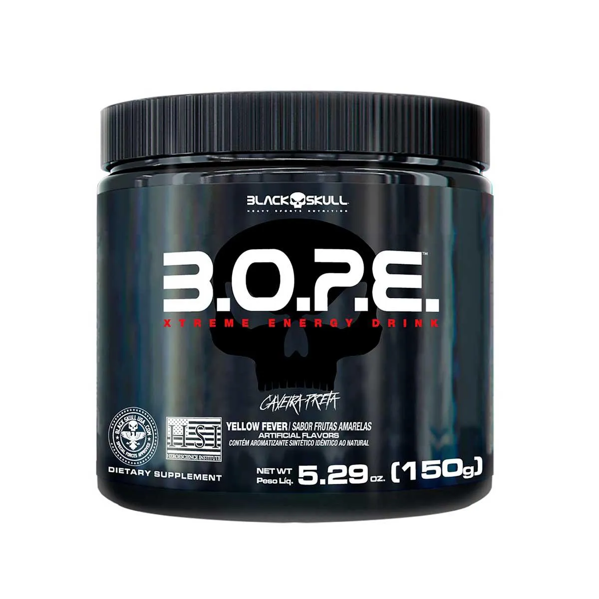 Pré-Treino Black Skull B.O.P.E Frutas Amarelas 150g Pré-Treino Black Skull B.O.P.E Frutas Amarelas 150g - Image 1