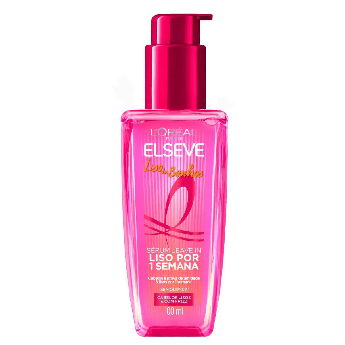 Sérum Leave-In Elseve Liso dos Sonhos Sérum Alisante Efeito Sérum Leave-In Elseve Liso dos Sonhos Sérum Alisante Efeito Liquid Hair 100ml - Imagem 1