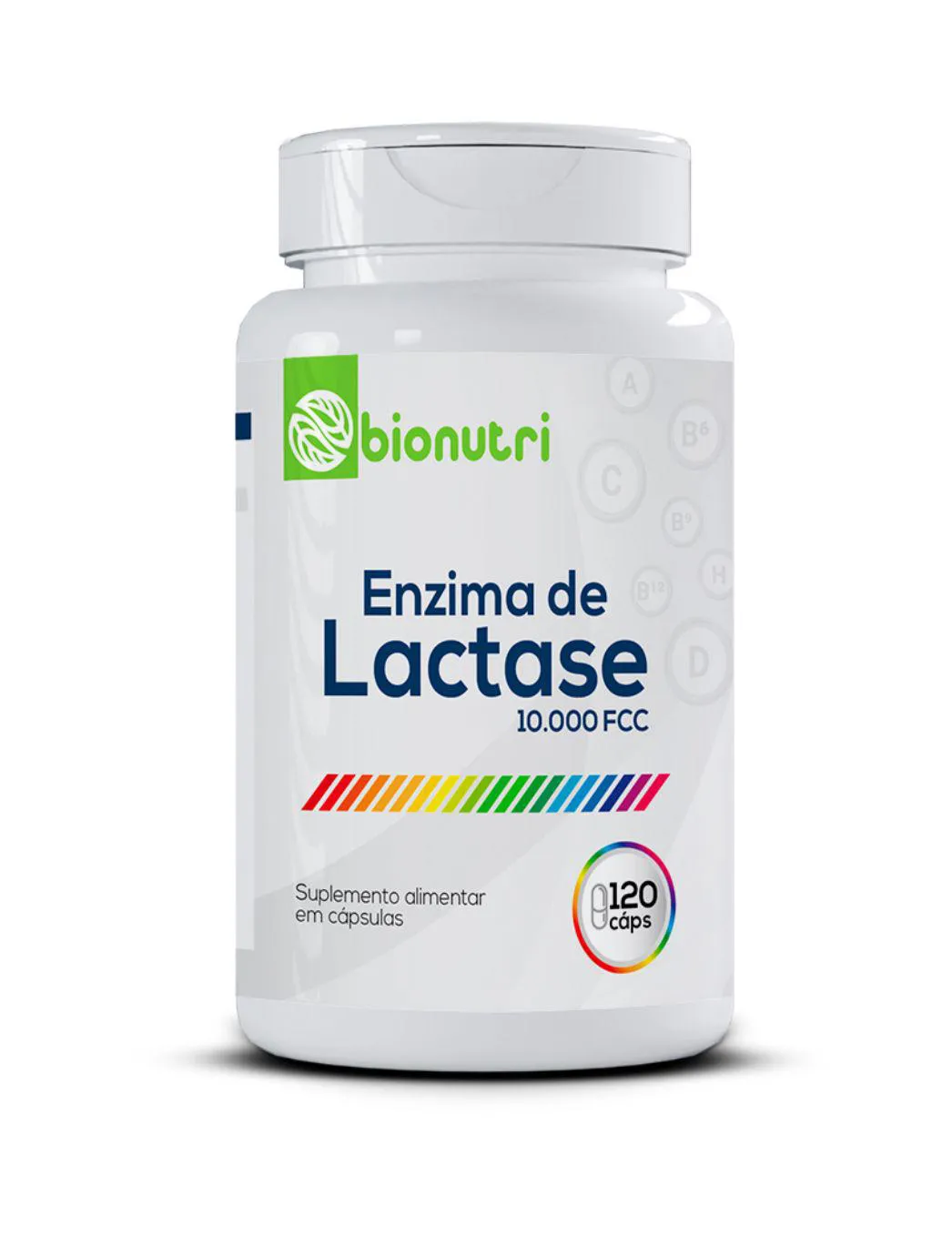 Suplemento Alimentar Enzima de Lactase 10.000fcc 120 cápsula Suplemento Alimentar Enzima de Lactase 10.000fcc 120 cápsulas Bionutri - Imagem 1