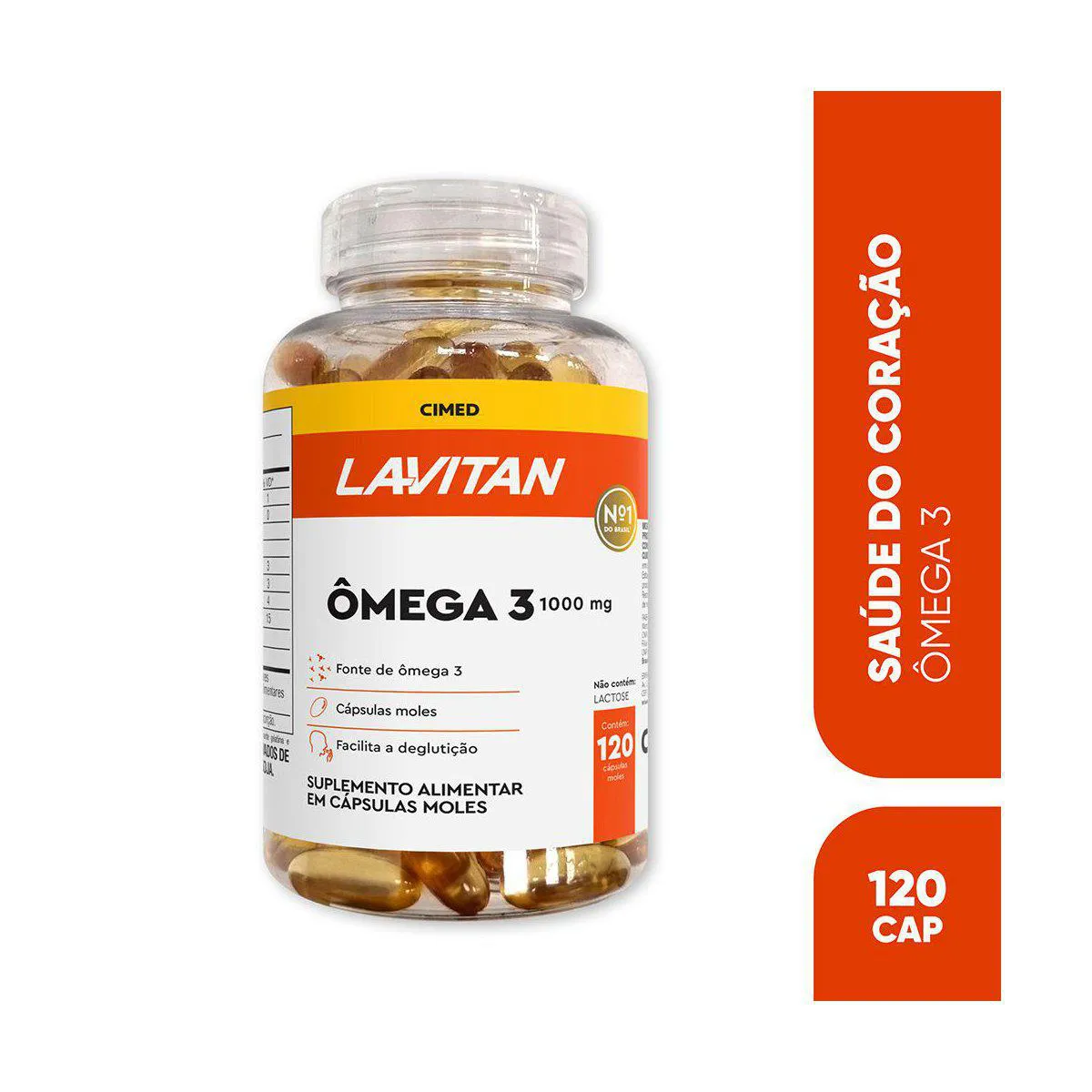 Suplemento Vitamínico Lavitan Ômega 3 com 120 cápsulas Suplemento Vitamínico Lavitan Ômega 3 com 120 cápsulas - Imagem 1