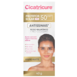 Protetor Solar Facial Cicatricure FPS50 Efeito Matte Antissinais 40g