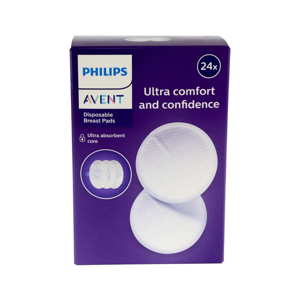 Absorvente Avent Para Seios Com 24 Ultra Comfort Absorvente Avent Para Seios Com 24 Ultra Comfort - Image 1