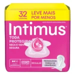 Absorvente Intimus Toda Protegida Com Abas Seca 32 Unidades