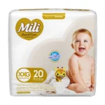 Fralda Mili Love E Care Xxg Jumbo Com 20 Unidades