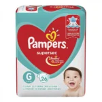 Fralda Pampers Supersec Tamanho G Com 26 Unidades